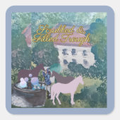 スクラブと充填されたトラフ スクエアシール (正面)