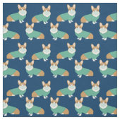 スクラブのコルギ海軍ブルーナース ファブリック (見本)