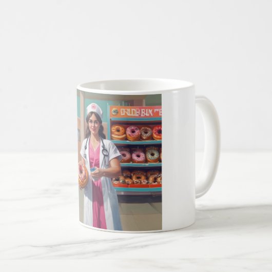 スクラブのヒーロー:感謝の気持ちでコーヒーを飲む コーヒーマグカップ (正面右)