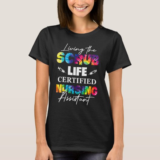 スクラブの生活認定看護 Tシャツ (正面)