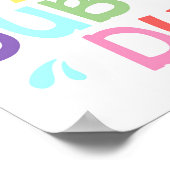 スクラブアダブダブキッズバスルーム ポスター (角)