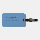 スクラブユニフォームナースブルーラゲッジタグ ラゲッジタグ (裏面横)