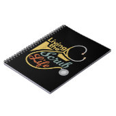 スクラブライフおもしろいナース医療 ノートブック (左側)