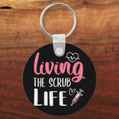 スクラブライフを生きるナーススクラブライフを生きる キーホルダー (正面)
