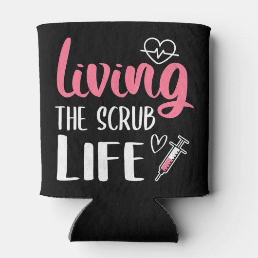 スクラブライフを生きるナーススクラブライフを生きる 缶クーラー (裏面)