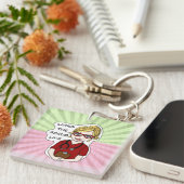 スクラブライフを生きる |医療プロフェッショナルユーモア キーホルダー (正面右)