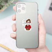 スクラブライフを生きる |医療プロフェッショナルユーモア シール (スマートフォン)