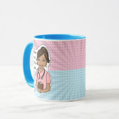 スクラブライフを生きる |医療プロフェッショナルユーモア マグカップ (正面左)