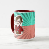 スクラブライフを生きる |医療プロフェッショナルユーモア マグカップ (正面左)