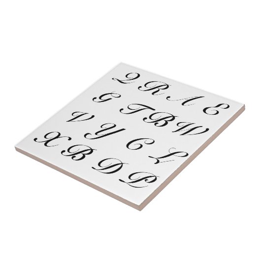 スクラブルの手紙 タイル (側面)