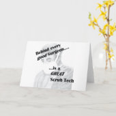 スクラブ技術 カード (黄色い花)