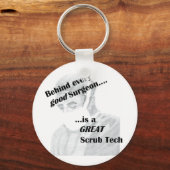 スクラブ技術 キーホルダー (正面)