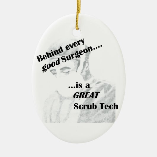 スクラブ技術 セラミックオーナメント (正面)
