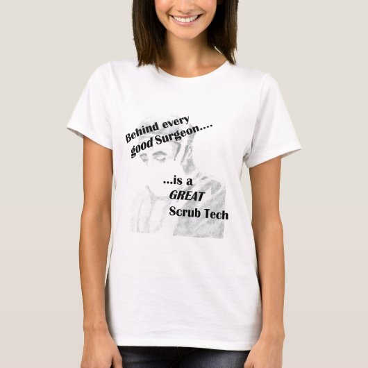 スクラブ技術 Tシャツ (正面)
