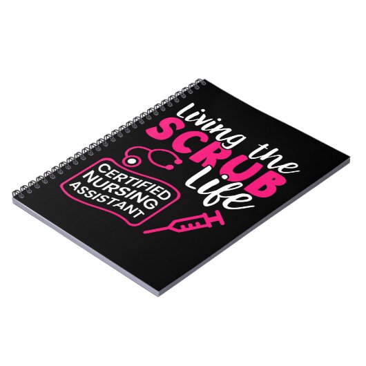 スクラブ生活を生きる_認定された看護アシスタ ノートブック (左側)