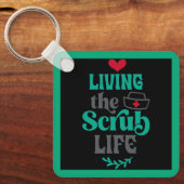 スクラブ生活を送ること キーホルダー (正面)