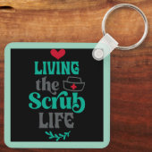 スクラブ生活を送ること キーホルダー (裏面)