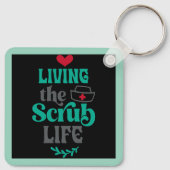 スクラブ生活を送ること キーホルダー (裏面)