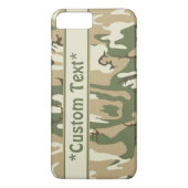 スクラブ迷彩柄カスタム文字 Case-Mate iPhoneケース (裏面)