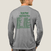 スクラブ離れスのロゴのシャツ トライブレンドTシャツ (背面)