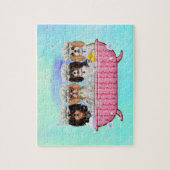 スクラブ·ア·ドゥブ·ドゥブ·フォア·カヴァリエズイン·ア·タブ·パズル ジグソーパズル (縦)