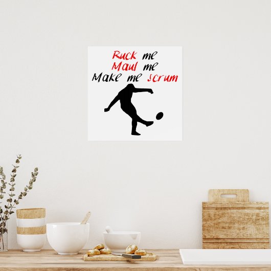 スクラムにする ポスター (キッチン)