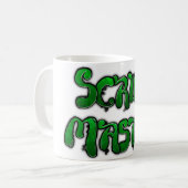 スクラムのマスターの落書きのマグ コーヒーマグカップ (正面左)