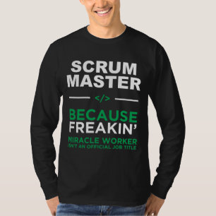 スクラムのマスター Tシャツ