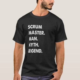スクラムマスターマン神話の伝説 Tシャツ