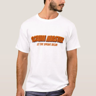 スクラムマスター スプリントの始まりだ Tシャツ