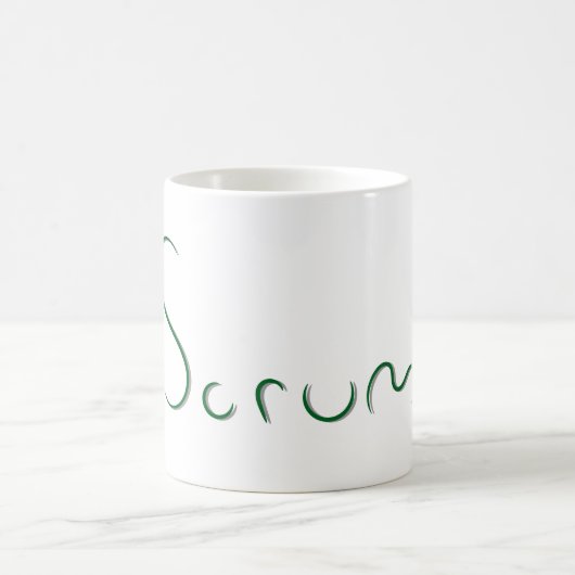 スクラム文字コーヒーマグ コーヒーマグカップ (中央)
