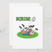 スクラム 招待状 (正面/裏面)
