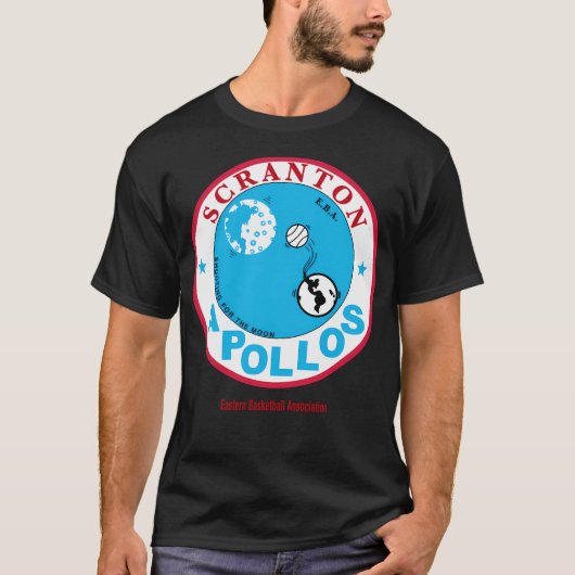 スクラントンアポロスカスケットボール Tシャツ (正面)