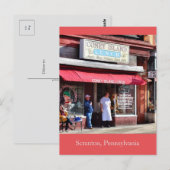 スクラントンペンシルバニアコニーアイランドランチ ポストカード (正面/裏面)