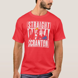 スクラントン出身 Straight Outta Scranton ルーズなスクラントン Tシャツ