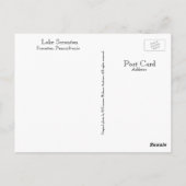 スクラントン湖スクラントン葉書 ポストカード (裏面)