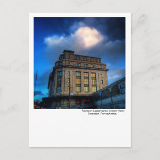 スクラントン駅 - ラディソン・ラッカワナ駅ホテル ポストカード