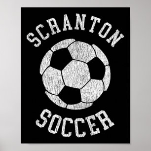 スクラントン サッカー レトロ ダストレス 90年代 ヴィンテージ ポスター