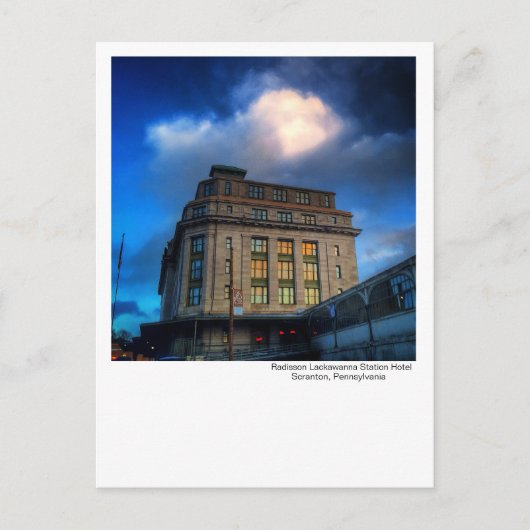 スクラントン，PA – ラディソンラカワンステーションホテル ポストカード (正面)