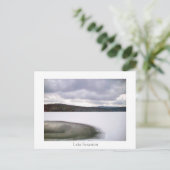 スクラントン、PA レイク スクラントン ポスト カード-凍結 ポストカード (スタンド正面)