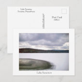 スクラントン、PA レイク スクラントン ポスト カード-凍結 ポストカード (正面/裏面)