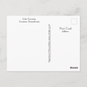 スクラントン、PA レイク スクラントン ポスト カード-凍結 ポストカード (裏面)