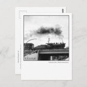 スクラントンPAはがき蒸気機関機関車 ポストカード (正面/裏面)