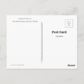 スクラントンPAはがき蒸気機関機関車 ポストカード (裏面)