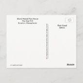 スクラントンPAはがき – ネイオーグパークツリーハウス ポストカード (裏面)