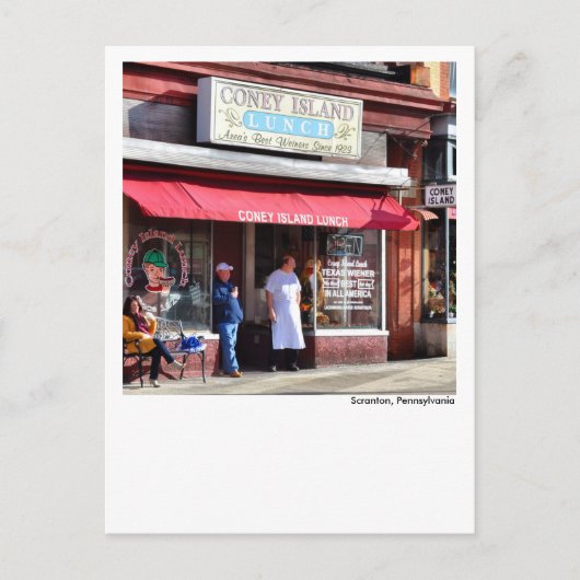 スクラントンPAポストカードコニー島ラクカワナ ポストカード (正面)