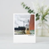 スクラントンPAポストカード蒸気エンジンオーバーシダーアベ。 ポストカード (スタンド正面)