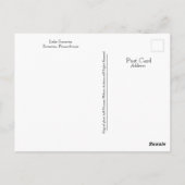 スクラントンPAレイクスクラントンポストカードウィンターカラー ポストカード (裏面)