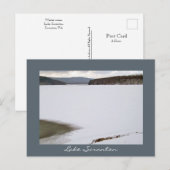 スクラントンPAレイクスクラントンポストカードウィンターシーン ポストカード (正面/裏面)