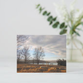 スクラントンPAレイクスクラントンポストカードウォーミングライト ポストカード (スタンド正面)